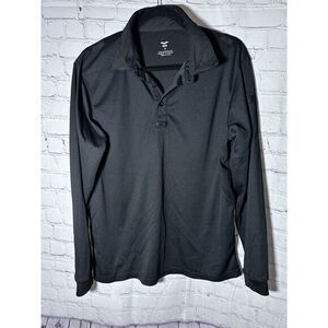 MIER MENS QUICK DRY LONG SLEEVE POLO STYLE SHIRT SZ (M)  EUC WORN ONCE‎